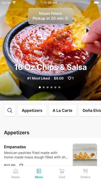 Mayan Palace To Go iPhone screenshot 2 - Food & Drink app