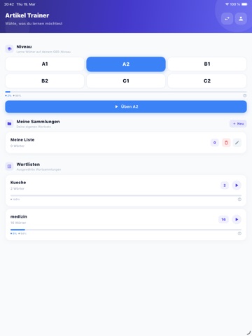 Deutsch Hero iPad screenshot
