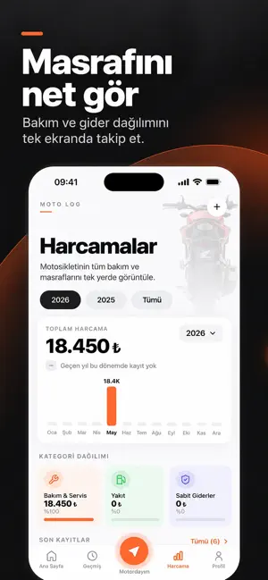 Moto Log: Motor Bakım Takip screenshot 2
