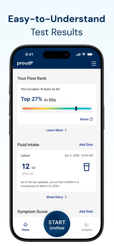 proudP: urine flow test screenshot 4 of 7