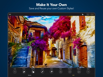 Photo to Painting: Oilbrush iPad screenshot