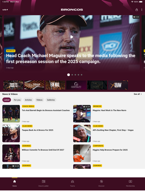 Screenshot #4 pour Brisbane Broncos