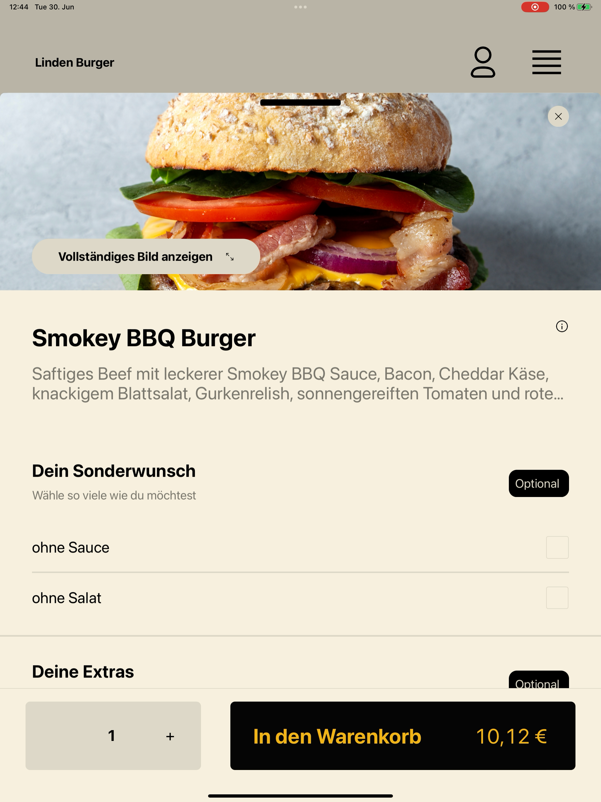 Linden Burger Potsdam screenshot 10