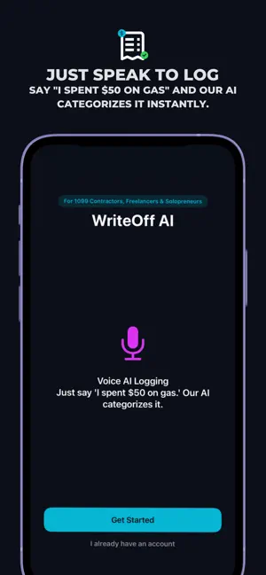 Expense Tracker - WriteOff AI screenshot 2