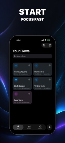Flow: Pomodoro Timer & Focus Screenshot 1 of 5