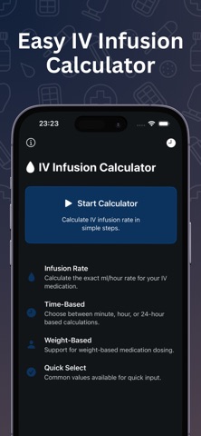 Easy Infusion Calculator screenshot
