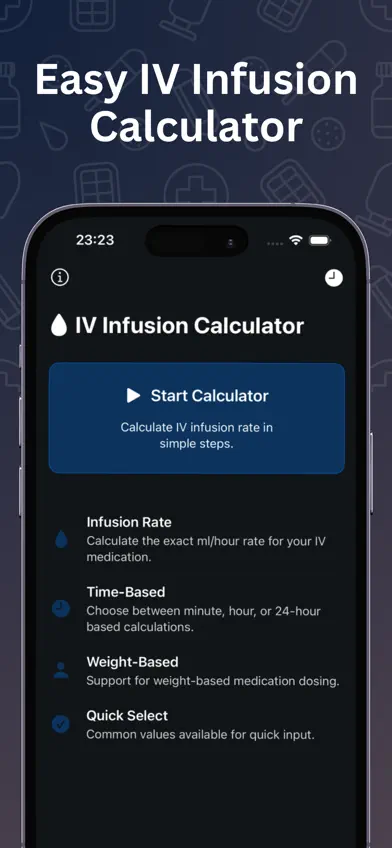 Easy Infusion Calculator screenshot 1