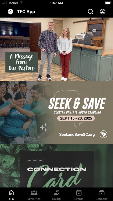 Screenshot #1 pour Trinity Fellowship Church App