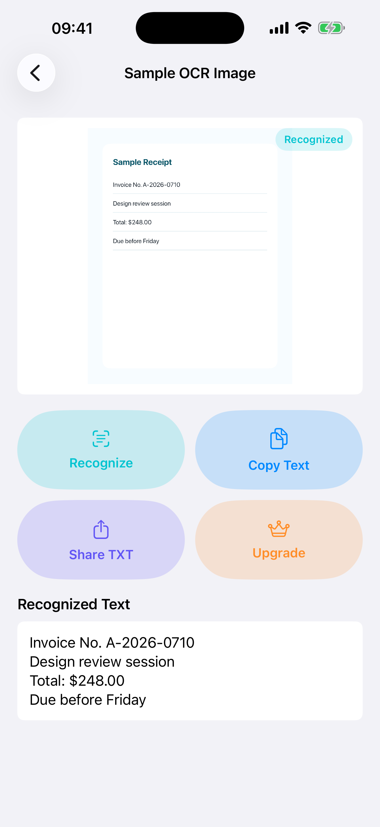 Focus Lens: Image OCR screenshot 4