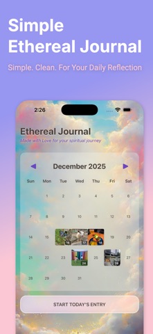 Simple Ethereal Journal Screenshot 1 of 8