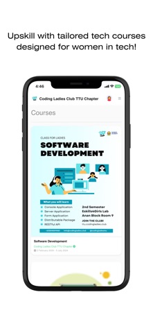 Attendly by Coding Ladies iPhone screenshot