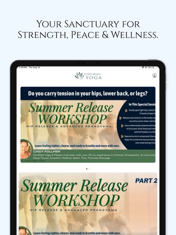 Spirit Body Yoga iPad screenshot