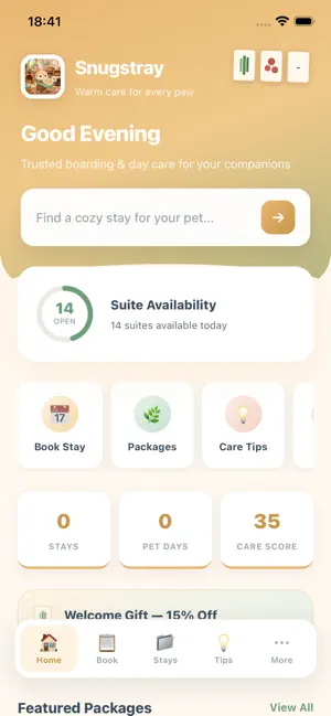 Snugstray iPhone screenshot 1