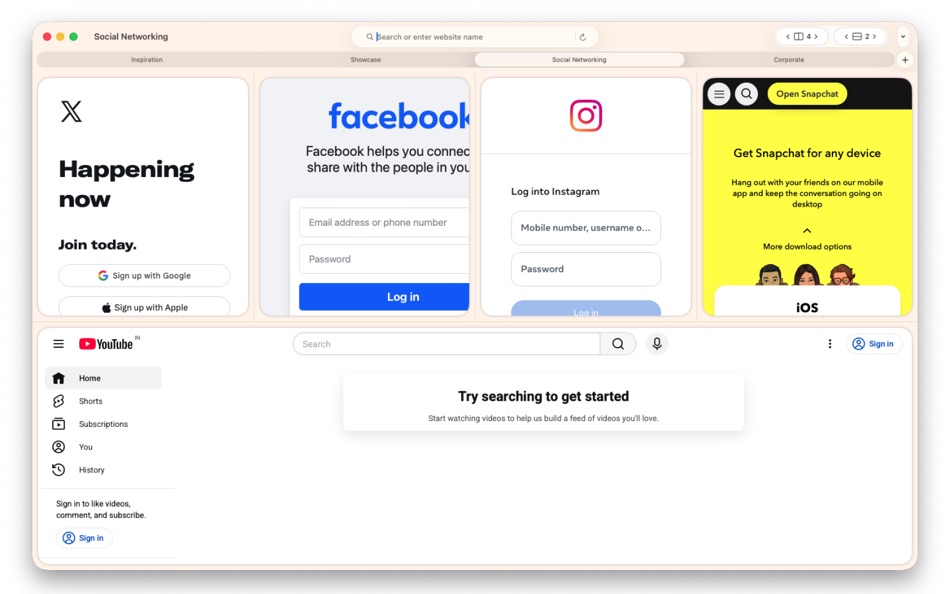 #5. MultiSession Browser (macOS) Podle: Hardeep Kumar Sah