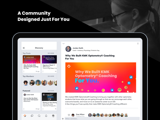 KMK Optometry Coaching iPad screenshot 1 - Medical app