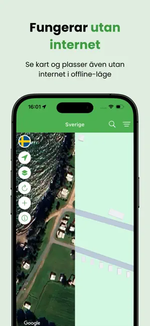 Ställplatser iPhone screenshot 6