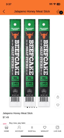BeefCake Jerky Screenshot 5 of 6