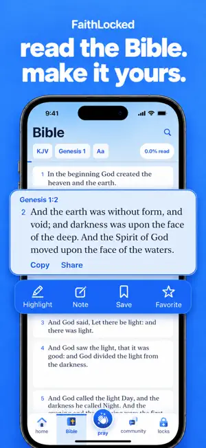 Bible Widget: FaithLocked screenshot 2