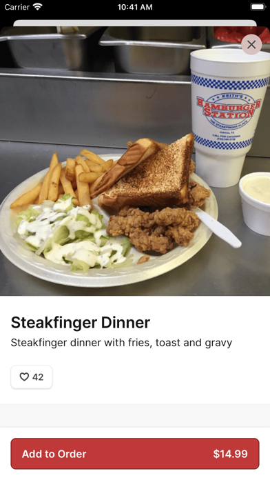 Keith's Hamburger Station iPhone screenshot 3 - Food & Drink app