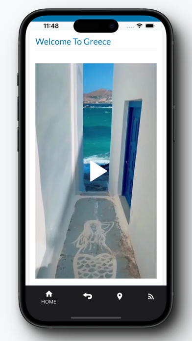 Greek Travel App Screenshot
