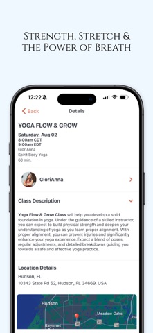 Spirit Body Yoga iPhone screenshot