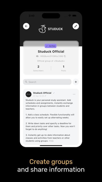 Studuck - Class schedule screenshot-3
