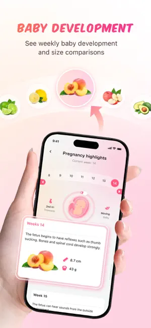 Pregnancy Tracker & Baby Log iPhone screenshot 3