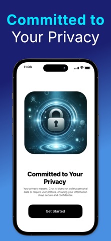 Chat+ AI: Safe & PIN-Protected iPhone screenshot