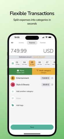 Kaspo: Budget Expense Tracker Screenshot 3 of 5