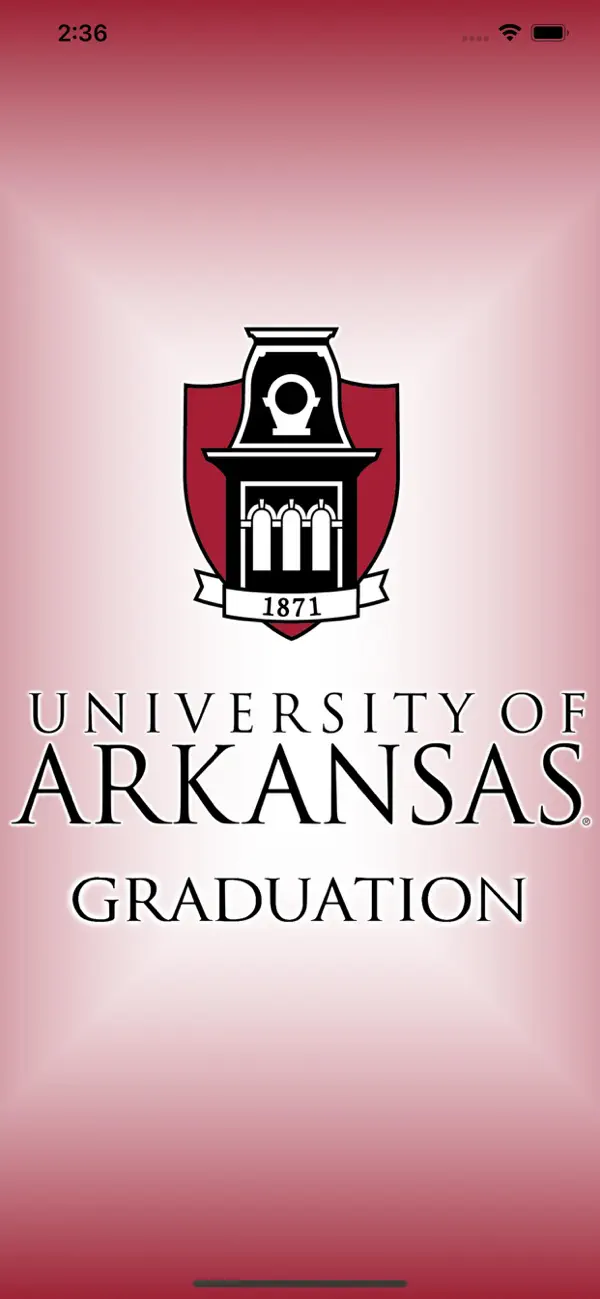 Screenshot #1 pour Univ of Arkansas Graduation