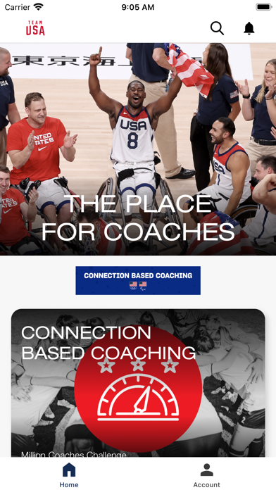 Team USA Mobile Coach Screenshot