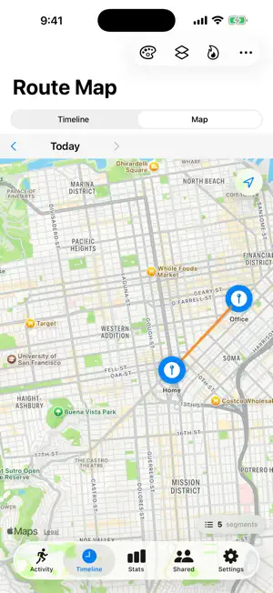 Trail-log screenshot 4