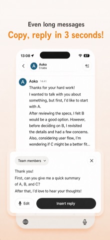 Henji - AI Reply Keyboard Screenshot 1 of 9