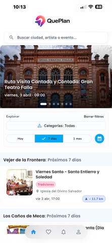 QuePlan - Ocio y Eventos screenshot