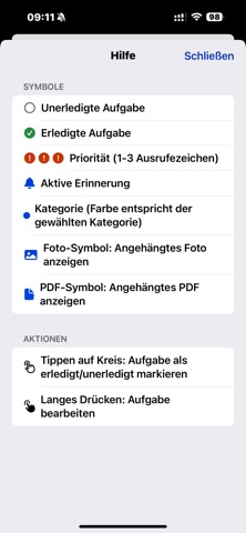 Reise To-Do screenshot
