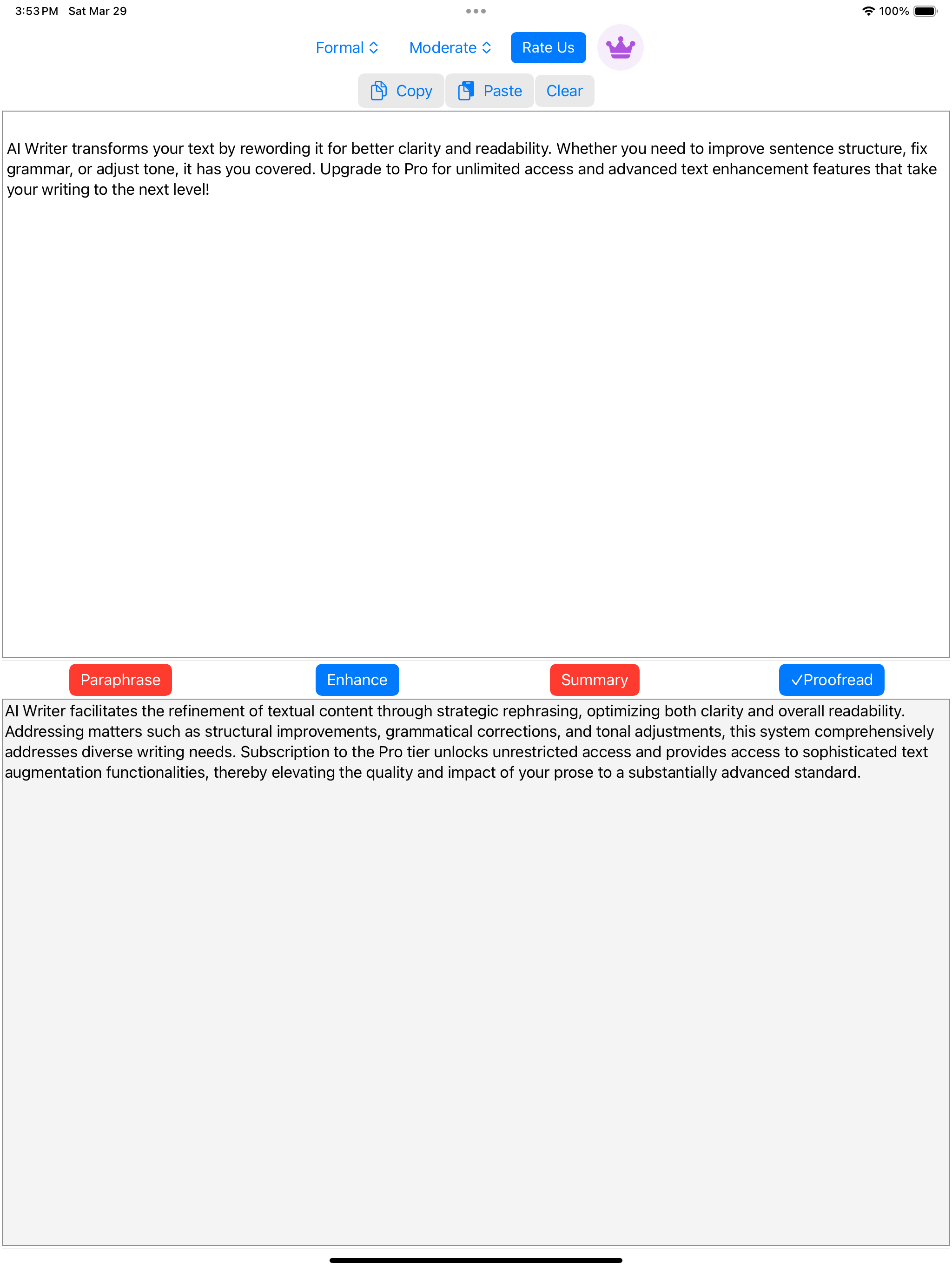 AI Writer: Paraphrase & Reword screenshot 13