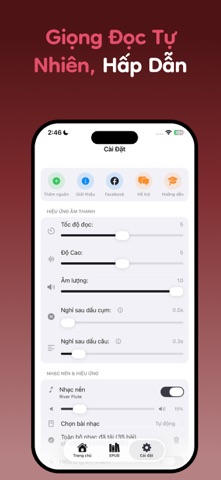 AI Novel Reader - Audio truyện iPhone screenshot 3