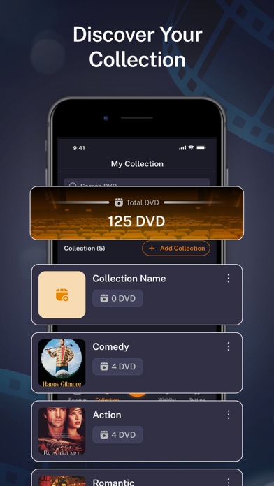 DVD Collection - Movie Tracker iPhone screenshot 5 - Reference app