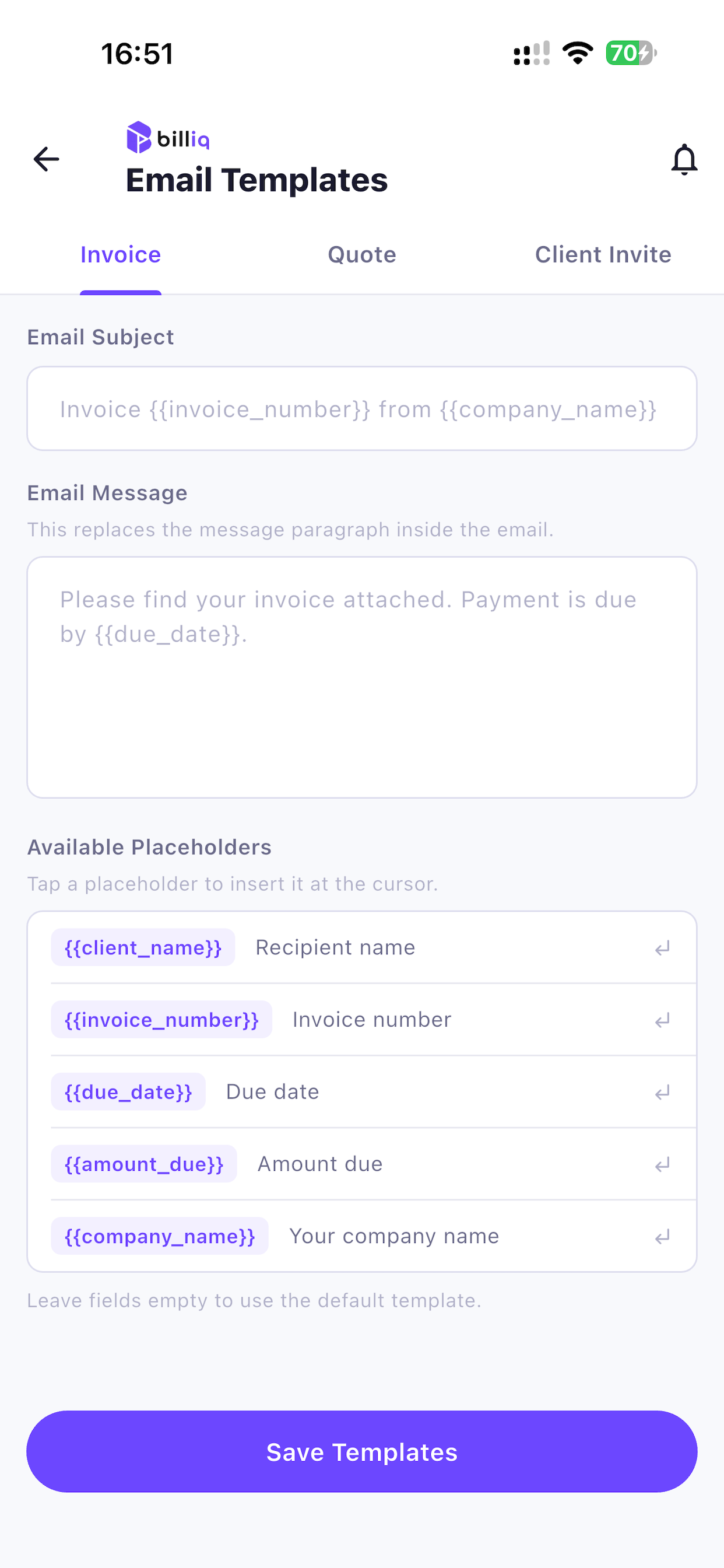 billiq Invoicing screenshot 6