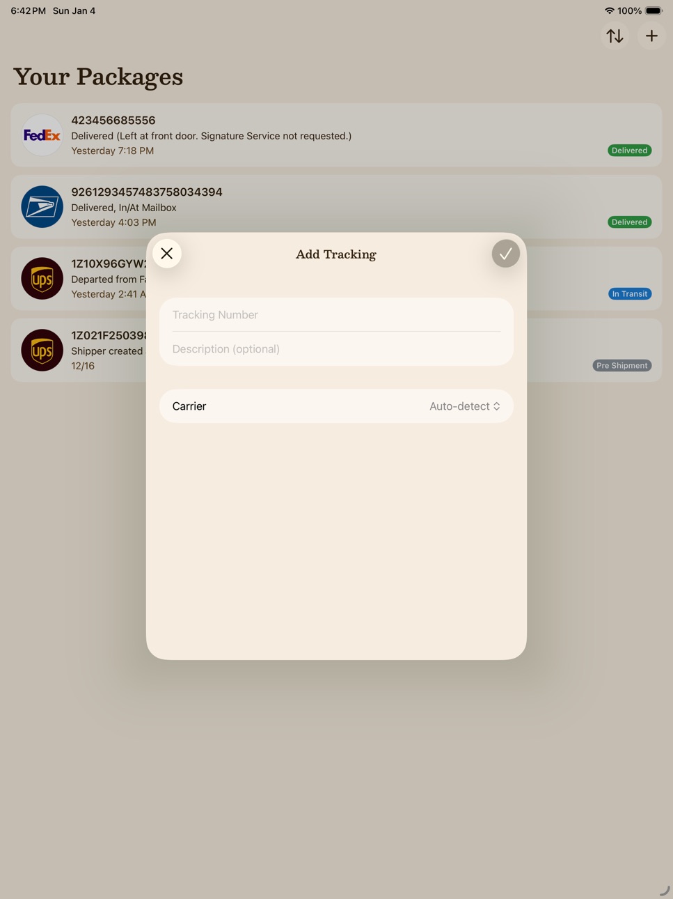 iPad screenshot