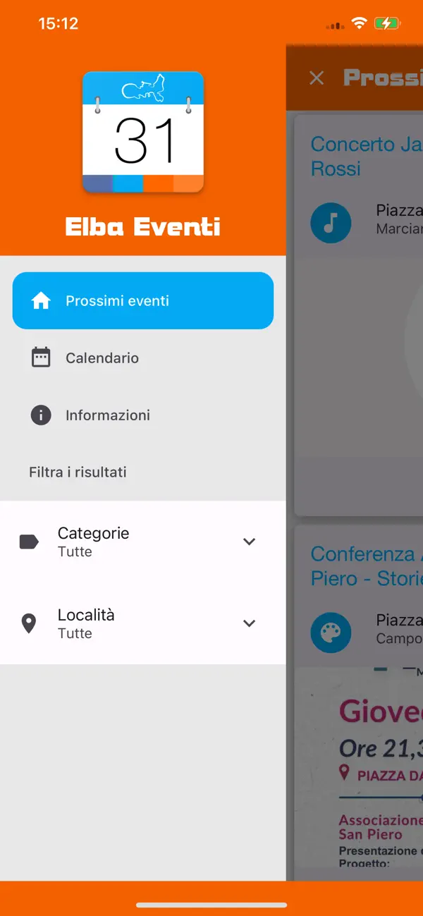 Screenshot #2 pour Elba Eventi