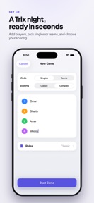 Trix Scoring screenshot