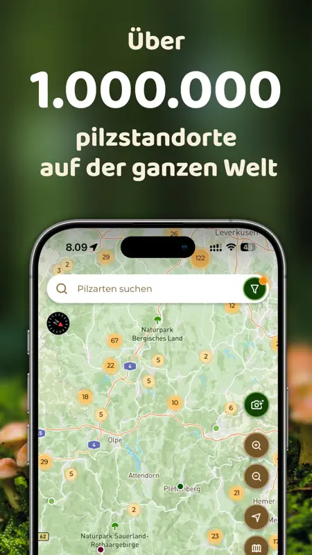 Mushroom Spot: pilzkarte screenshot 1 of 7