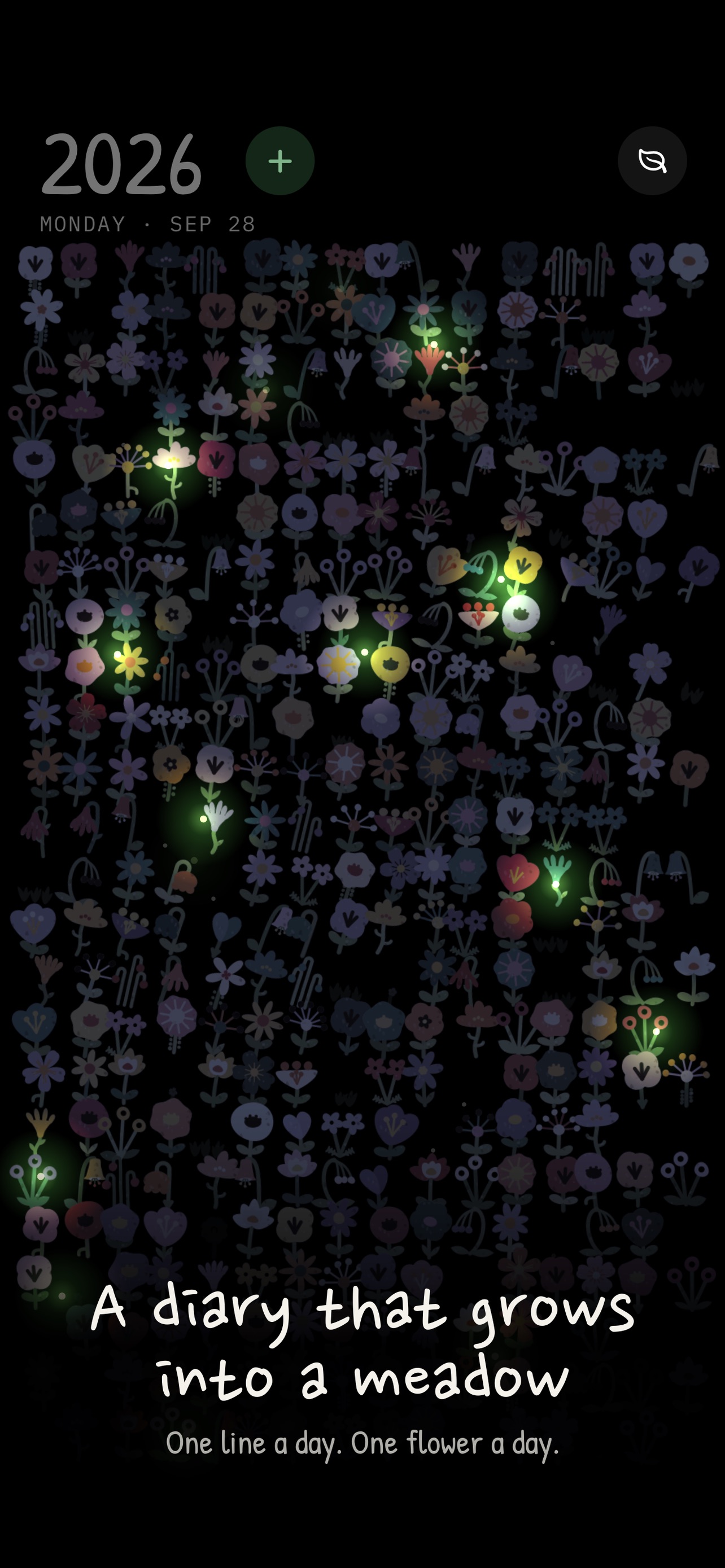 Screenshot 2 of Meadows: Mood Flower Diary