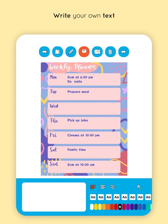 Draw on photos - Add Text list iPad screenshot 4 - Entertainment app