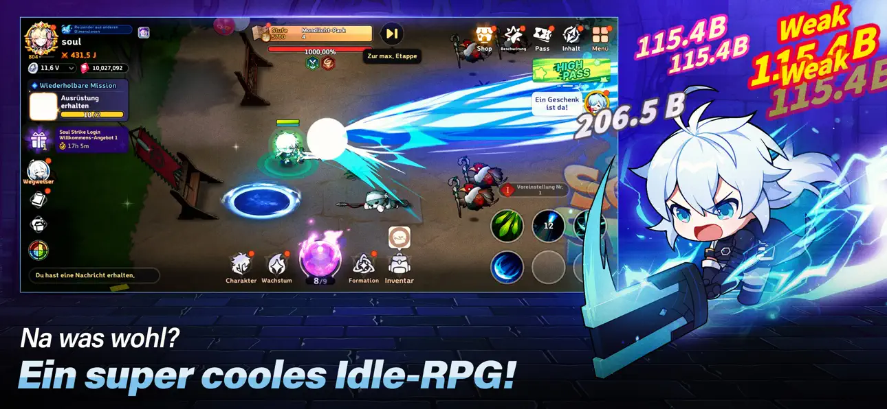 Soul Strike iOS Mod IPA screenshot 3 - iOS game interface