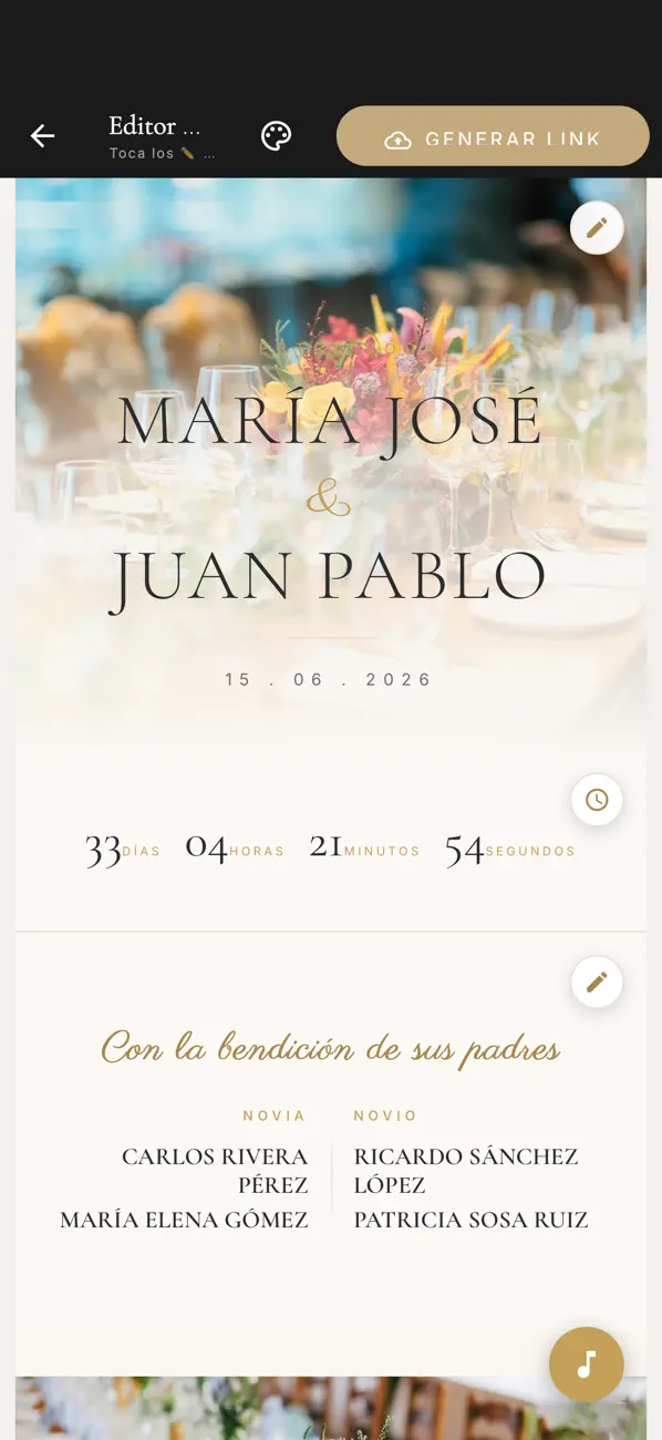 Screenshot #1 pour Mi Invitacion