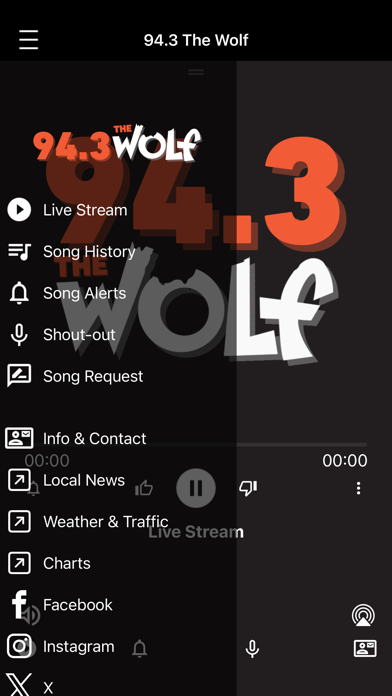 94.3 The Wolf iPhone screenshot 2 - Entertainment app
