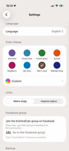 KnitAndCalc Screenshot 4 of 5