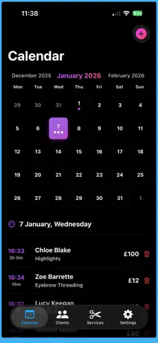 Salon Appointments Screenshot 4